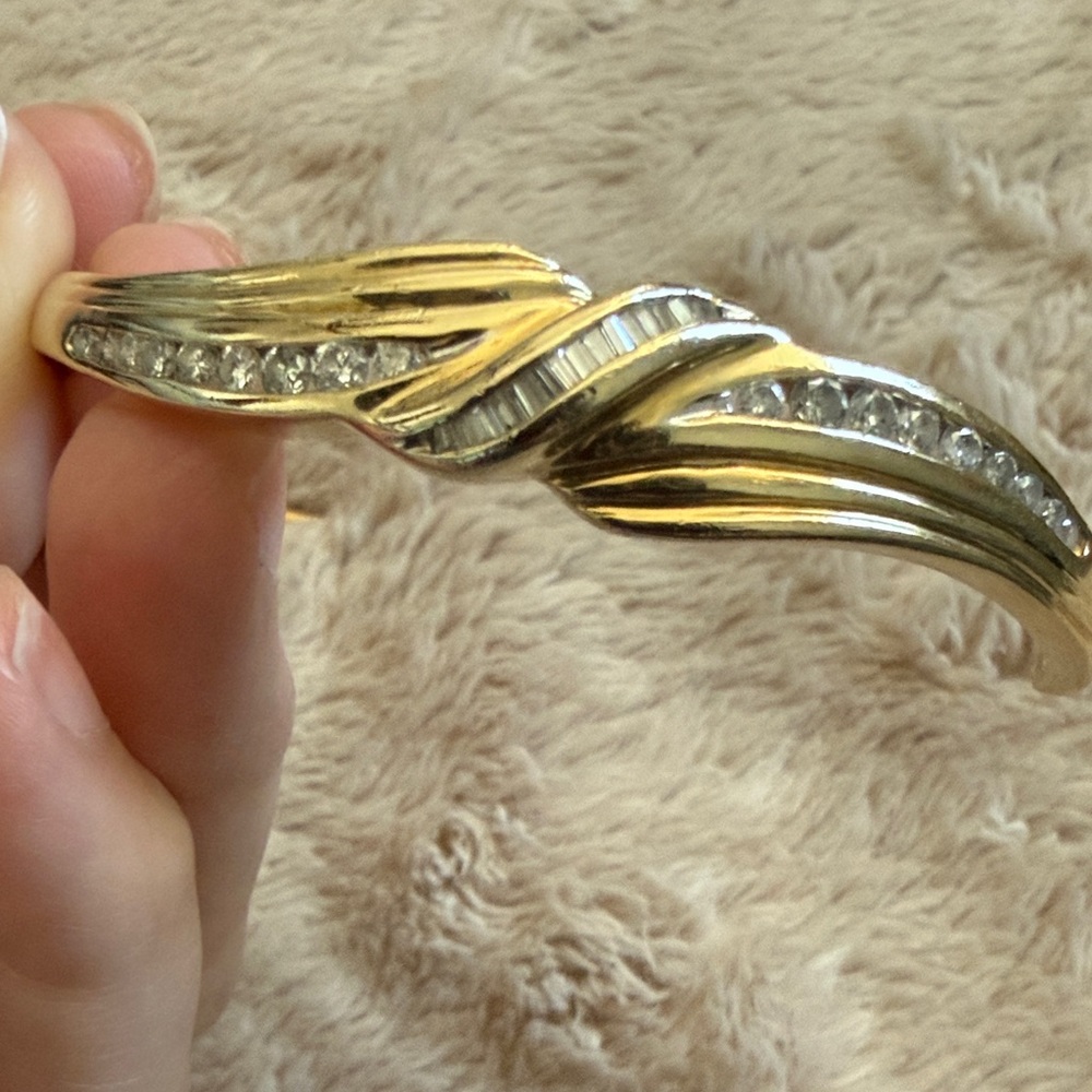 Elegant Gold 14kt & Diamonds Women's Bracelet